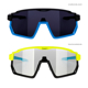 brýle F DRIFT 1xfluo+1xčerné,fotoch.+čer.sklo SADA