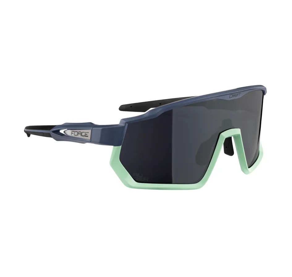 brýle F DRIFT stormy blue-mint,černé kontrast.sklo