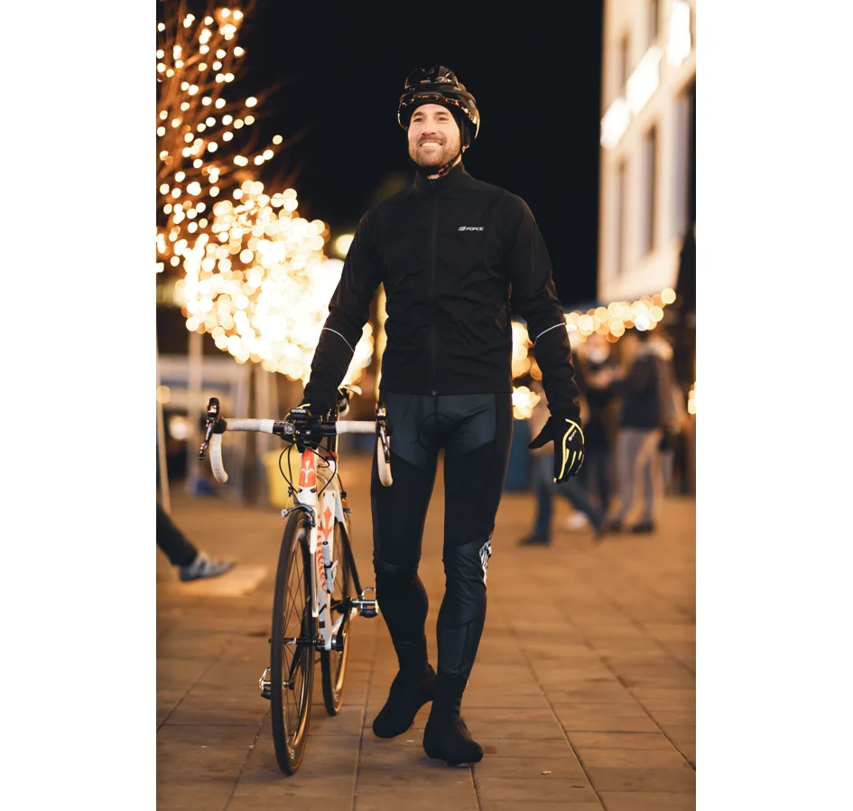 bunda FORCE ARROW softshell, černá