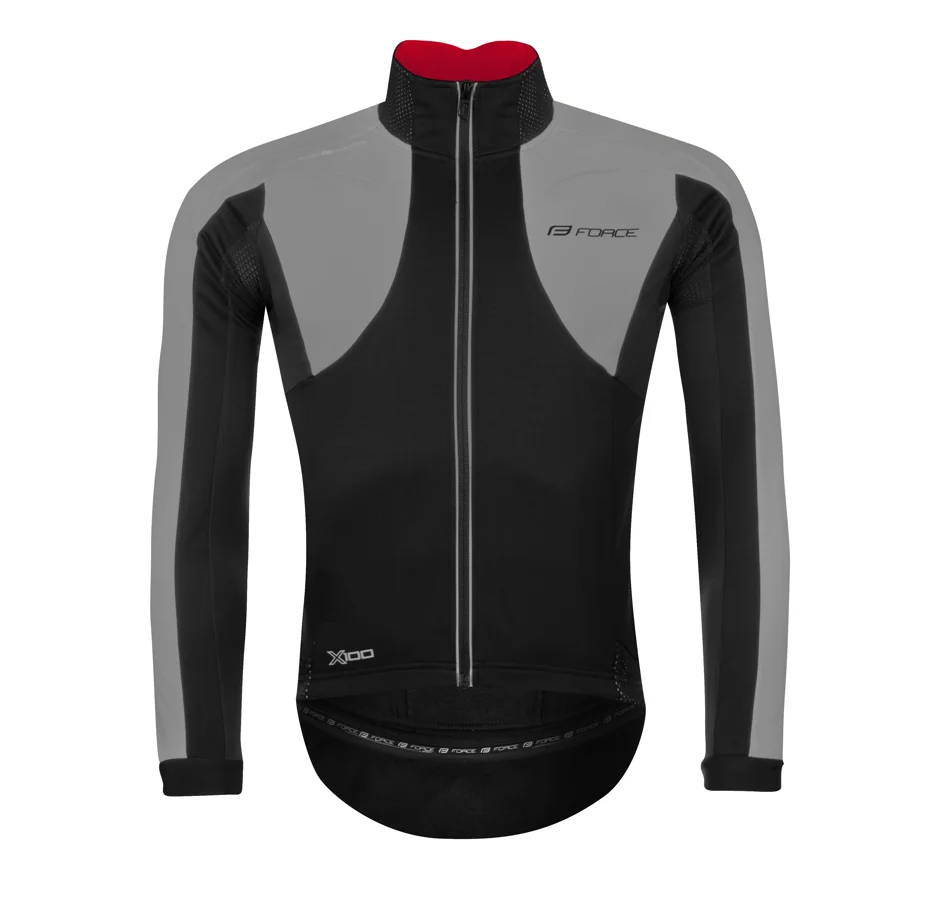 bunda FORCE X100 zimní, černo-šedá