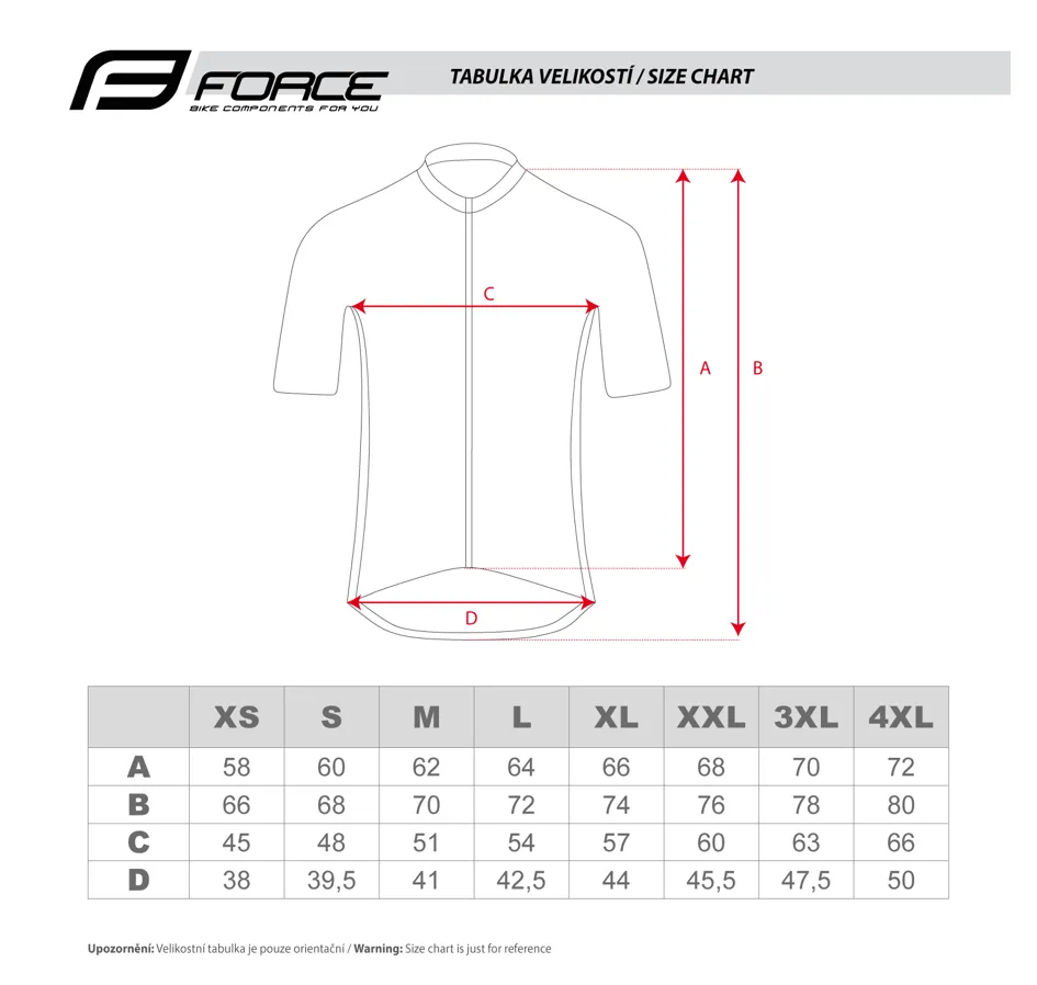 dres FORCE ROCK krátký rukáv, šedo-černý
