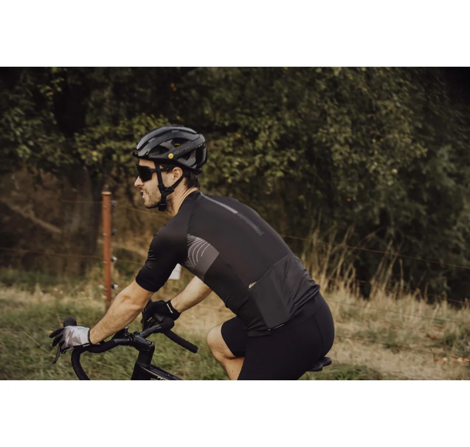 dres FORCE SWAY kr. rukáv, černý