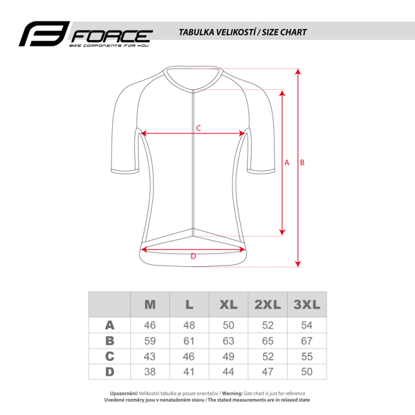 jersey FORCE SCRIPT short sl, brick