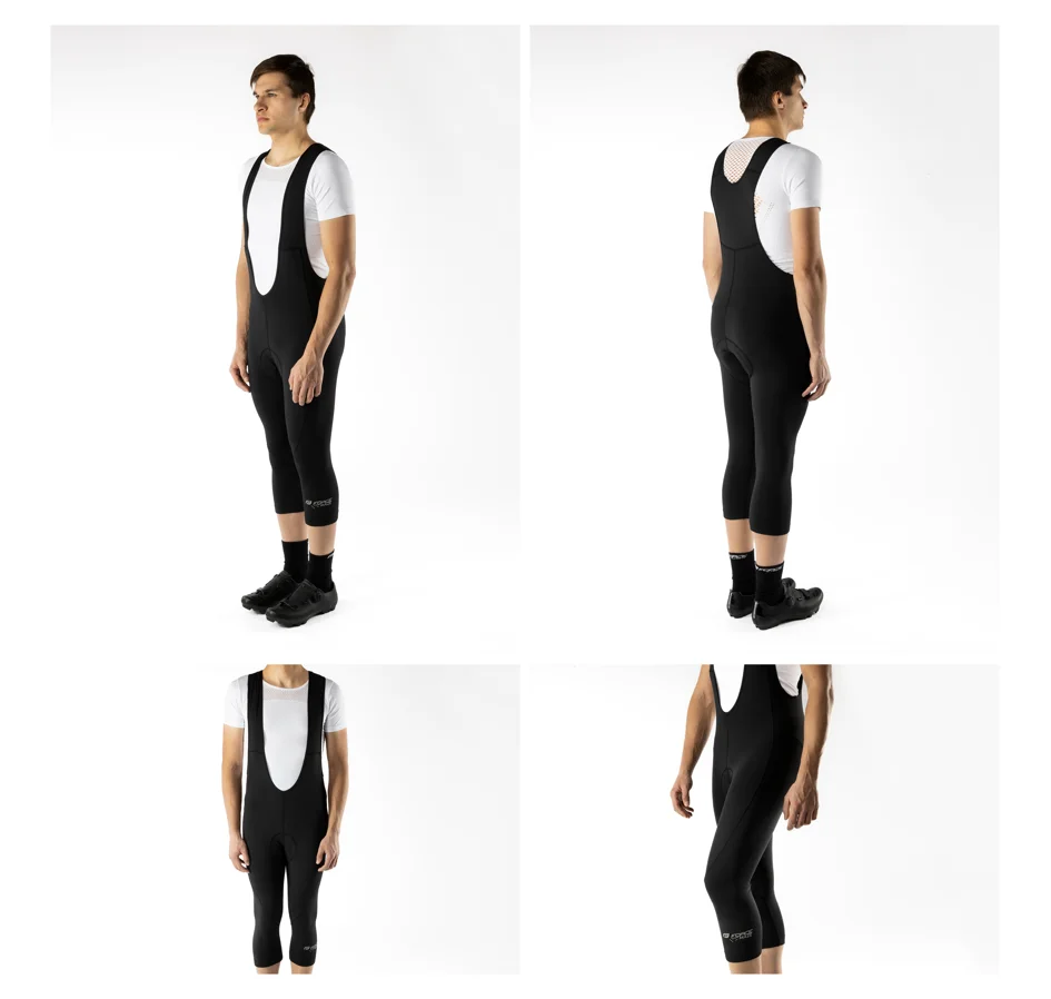 kalhoty 3/4 F MAZE se šráky a vložkou, černé