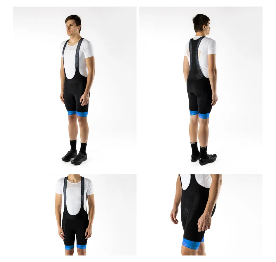 kraťasy F STRIPE se šráky a vl, černo-modré