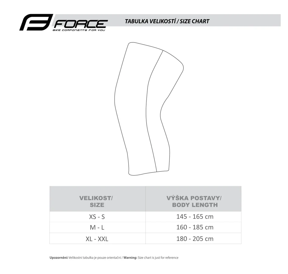 návleky na kolena F BREEZE pletené, černé