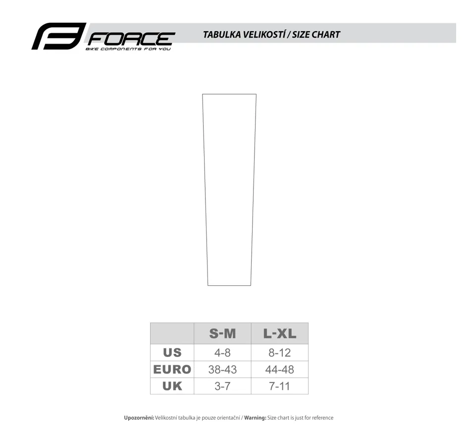 návleky na kolena FORCE RACE, lepené, černé