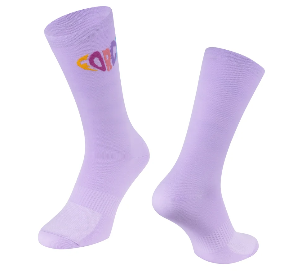 ponožky FORCE IN HEART dlouhé, fialové