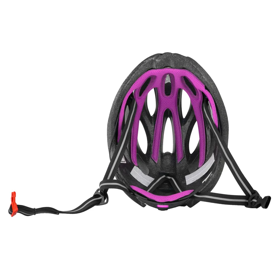 přilba FORCE BULL, bílo-růžová