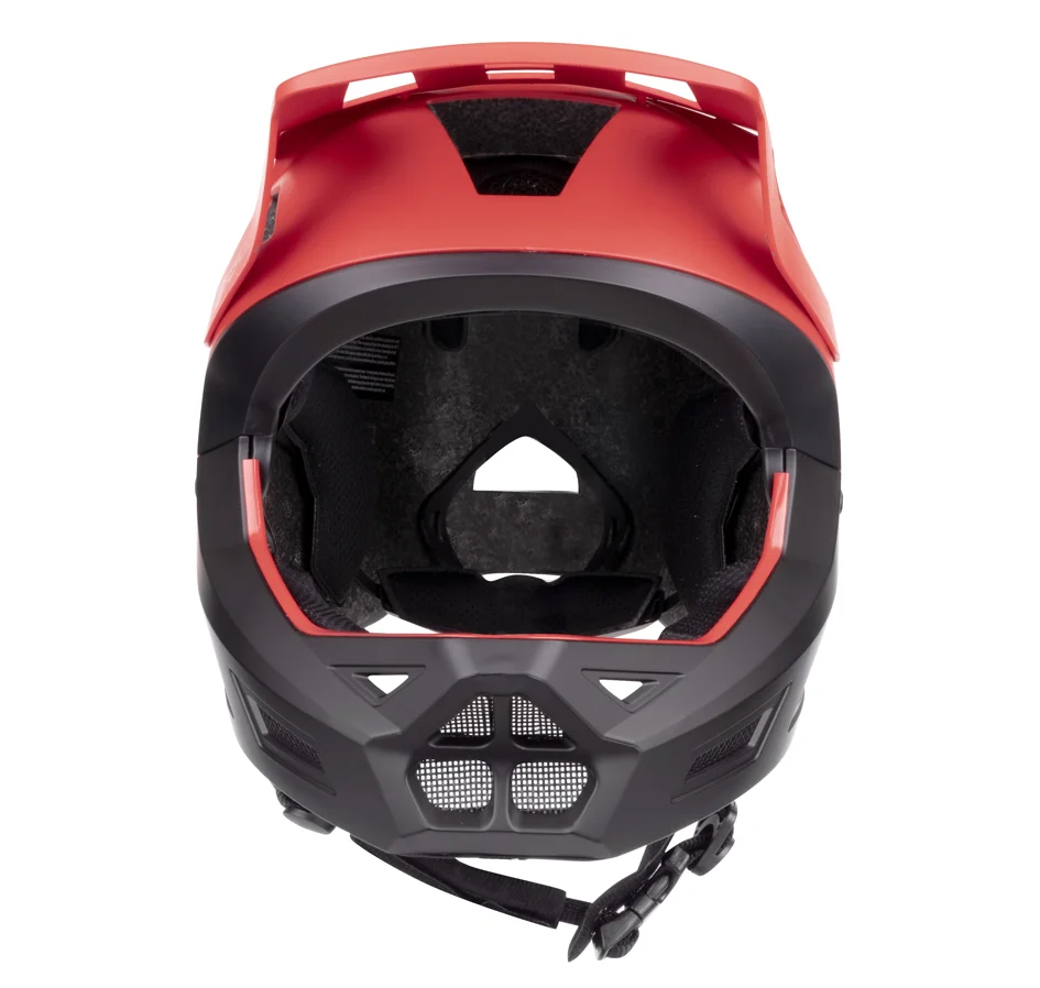 přilba FORCE DROP downhill, červeno-černá