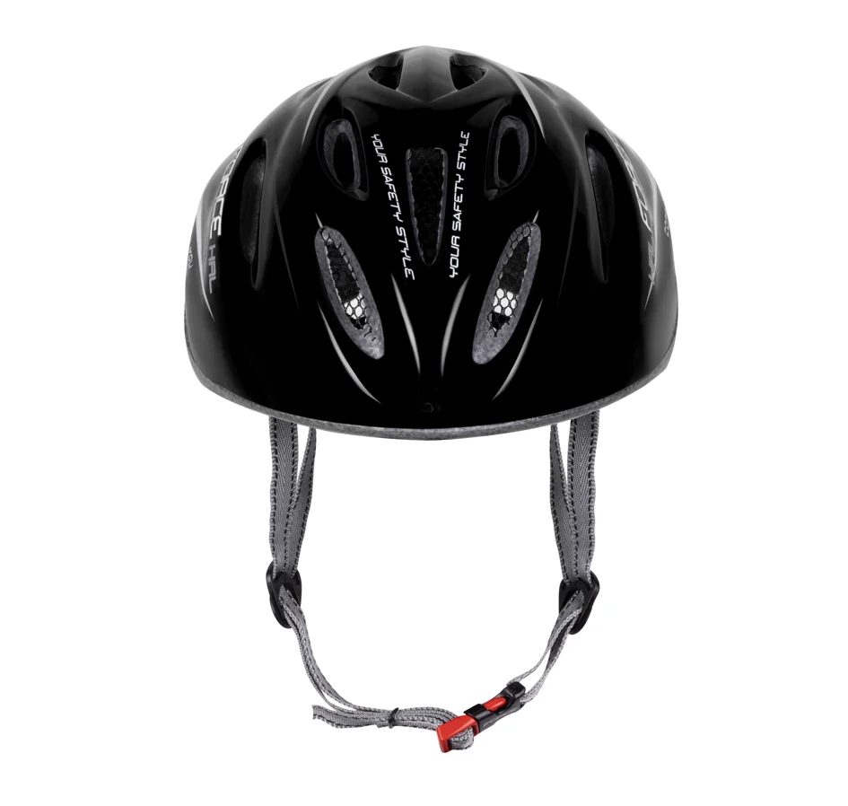 přilba FORCE HAL, černo-šedo-bílá 