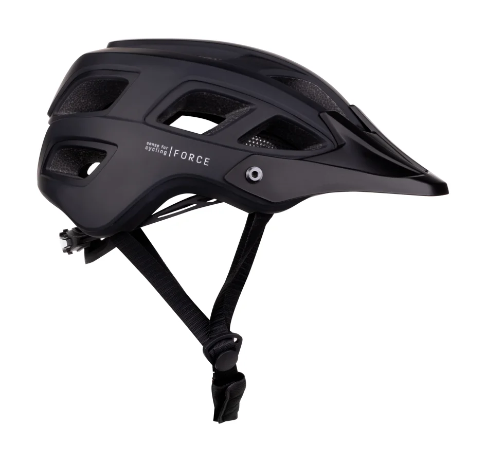 přilba FORCE IBEX MTB, černá, matná