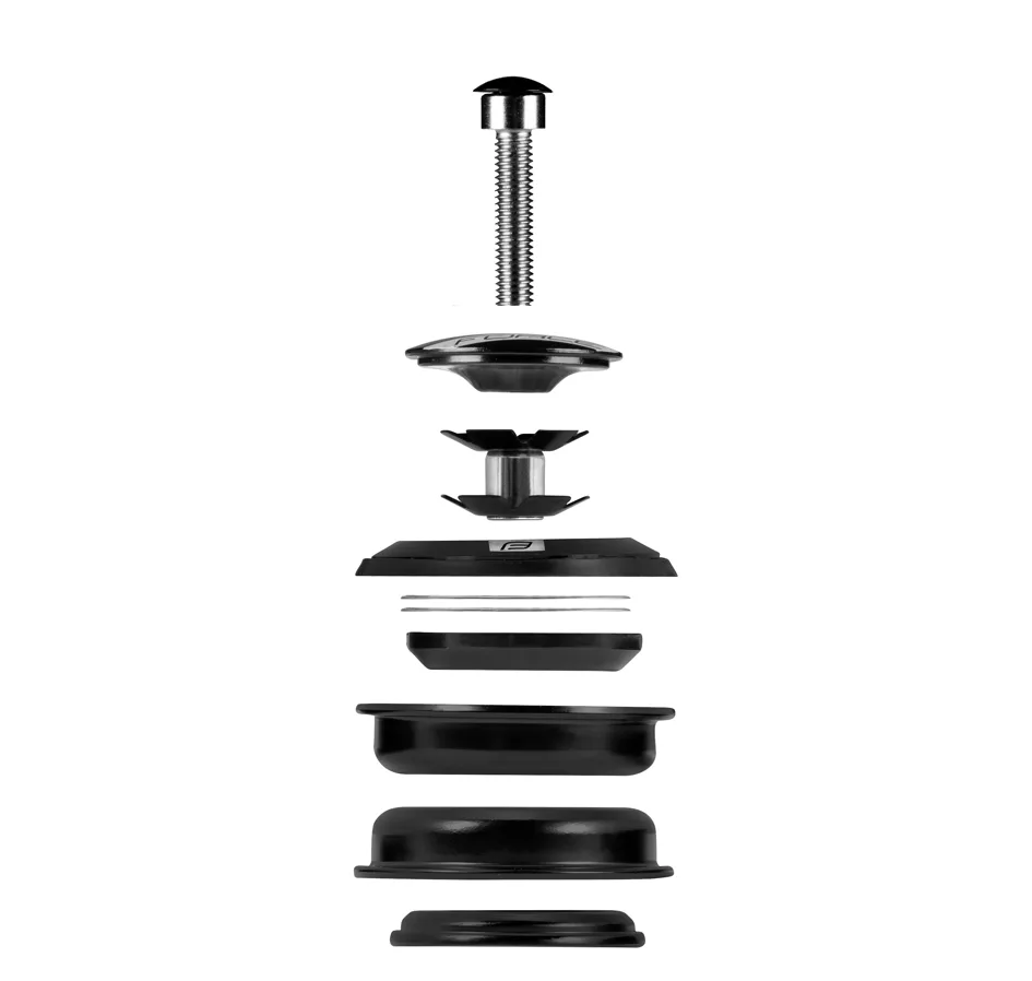 řízení FORCE AHEAD 1 1/8'' polointegr. Fe, černé