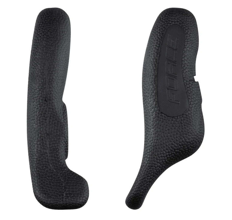 rohy FORCE RAB 12 cm AL+guma, černé