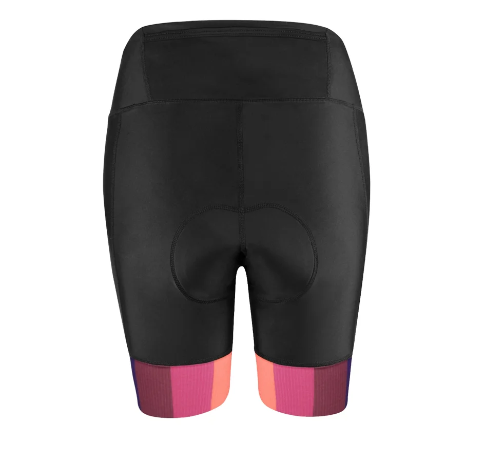 shorts F VICTORY LADY to waist w pad, blk-pink