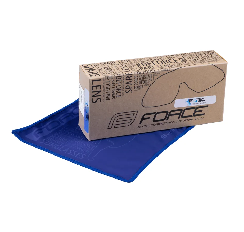 sklo náhradní FORCE MANTRA, zrcadlové černé