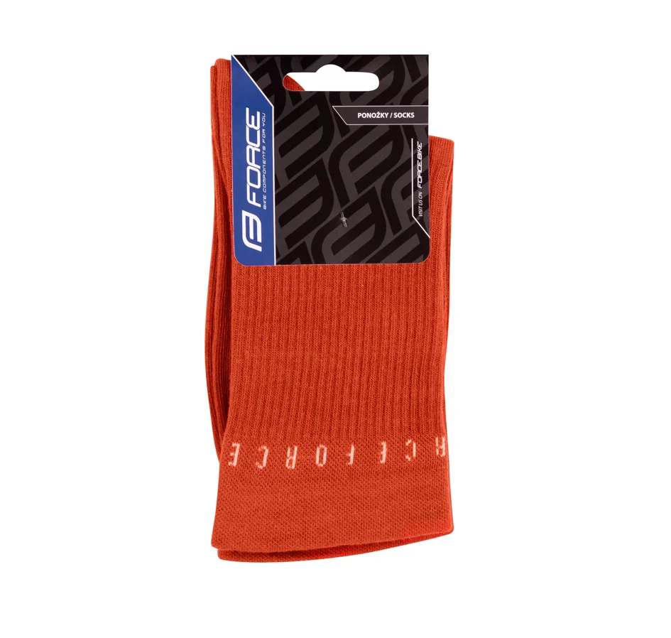 socks FORCE SNAP orange