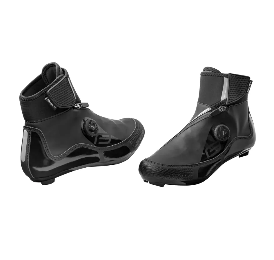 tretry zimní FORCE ROAD GLACIER, černé 