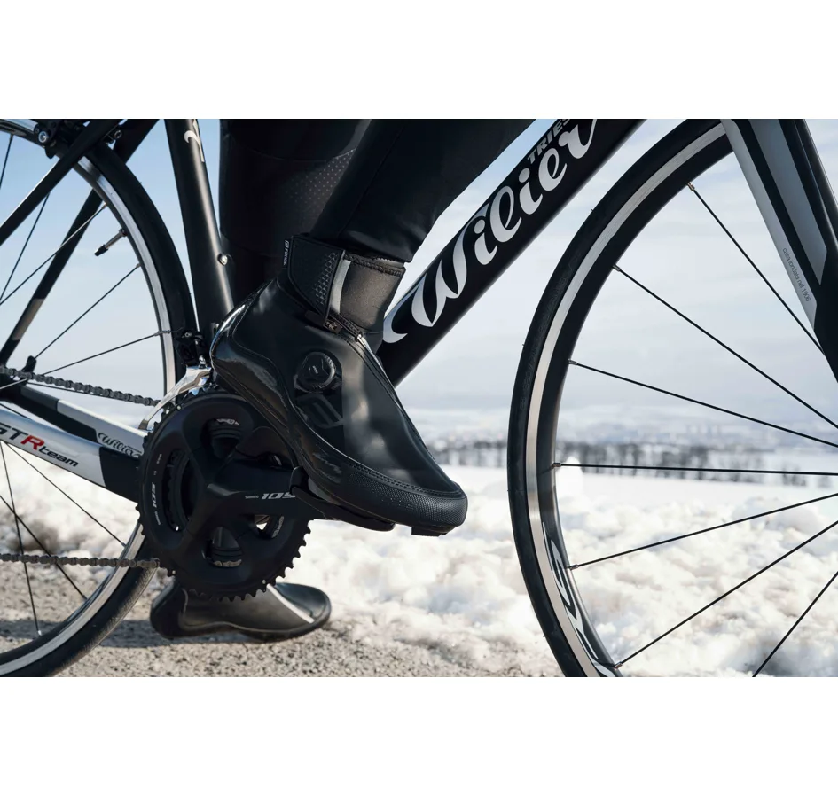 tretry zimní FORCE ROAD GLACIER, černé 